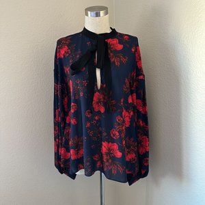 Sachin & Babi Floral Print Blouse Sz 4